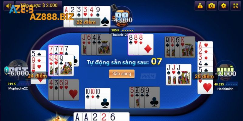 Chơi game Phỏm online Az888 cơ bản để đảm bảo chiến thắng